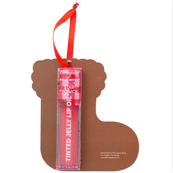 K-Care The Creme Shop X Hello Kitty Tinted Jelly Lip Oil Starstruck Sock*Holiday - Picture 2 of 2